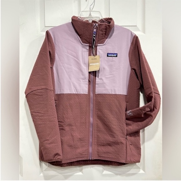 Patagonia Women's XS R2 CrossStrata Jacket Dulse Mauve Dark Pink NWT Soft Shell - Picture 1 of 12